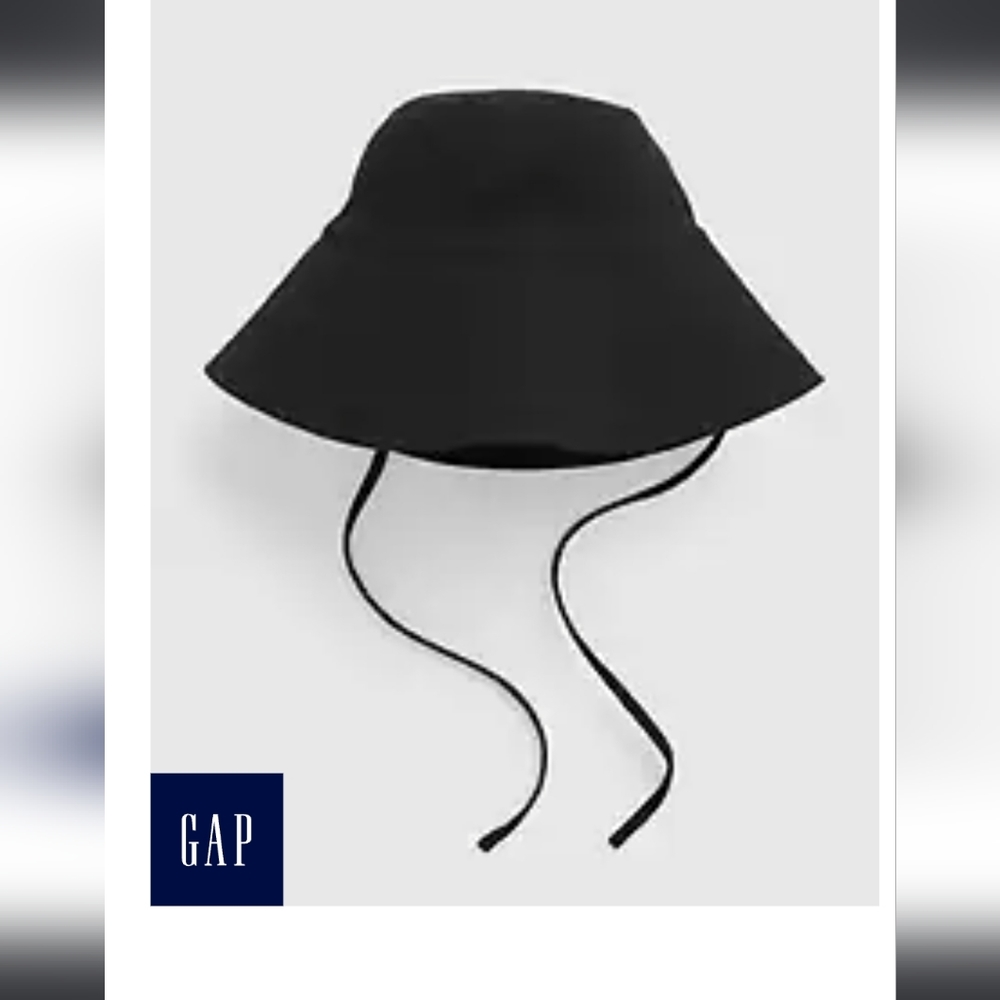 Seersucker bucket hat